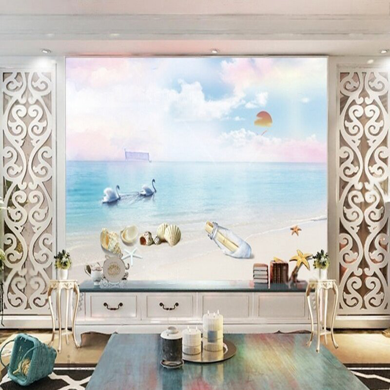 Sunrise Home Textiles & Apparel - Muszelki plażowe rozgwiazda wschód słońca salon
