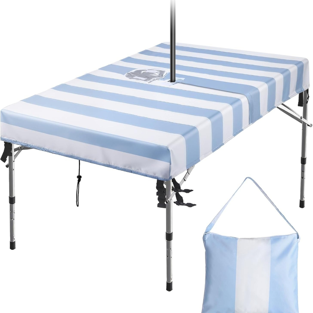 Home Textiles Today News - Obrus ogrodowy z otworem na parasol