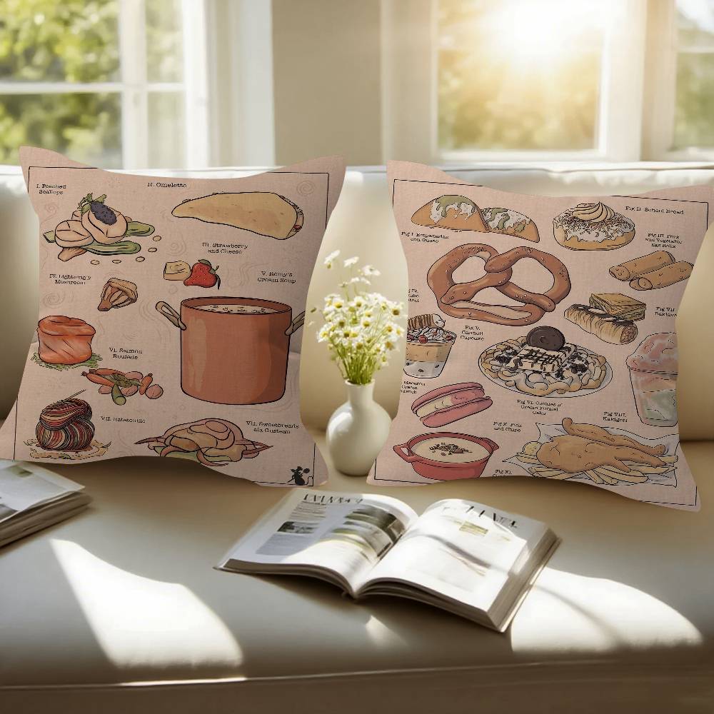 Japanese Home Textiles - Poszewka na poduszkę z motywami Studio