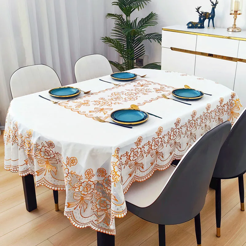 Nowy owalny wodoodporny obrus  – Home Textiles Today News recenzja i cena