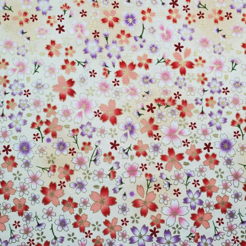 Bawełniana złota folia z nadru – Japanese Home Textiles recenzja i cena