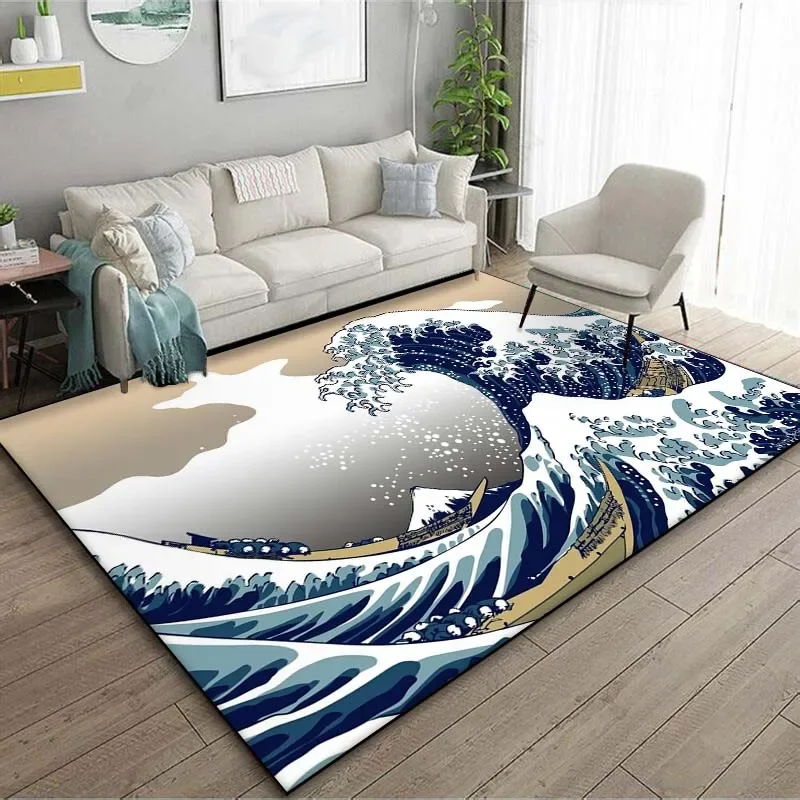 Japońska Sztuka Kanagawa Fale  – Japanese Home Textiles recenzja i cena